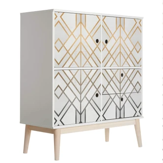 Furniture Wrap Fredriksson - Gold & Silver 