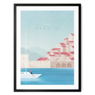 Poster Holiday in Croatia - Rivers 