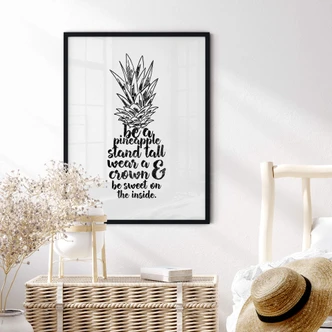 Poster Be a pineapple 