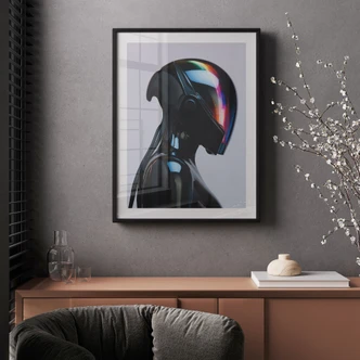 Poster Cyber Girl with helmet - Paksoylu 