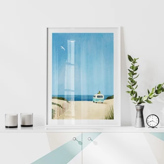Poster Life in a van - holiday by the sea - Rivers 