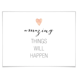 Poster Confetti & Cream – Amazing Things 