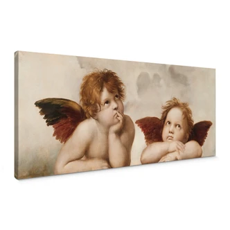 Raphael - Two Angels Canvas print 