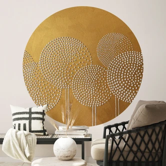 Wall sticker White pearl flowers - Grande 