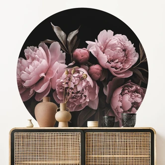 Wall sticker Peony pink - Haase 