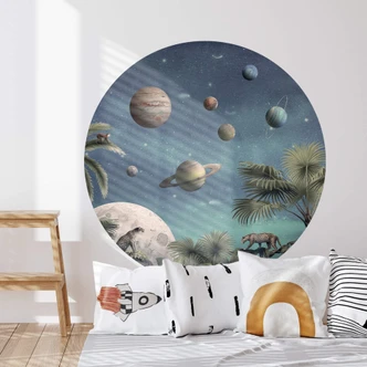 Wall sticker Kikki Belle - Tropical Fantasy in Space 