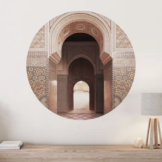 Wall sticker Oriental gate with mosaics - Sisi & Seb - Round 