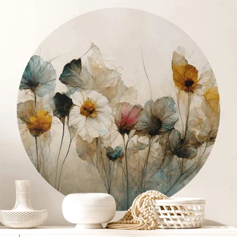 Wall sticker Treechild - Bouquet of Dried Flowers 