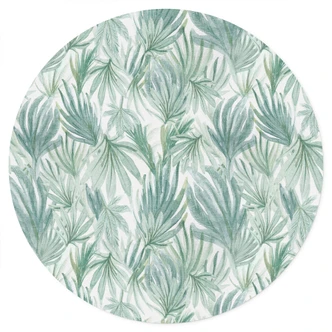 Wall sticker Palm leaves in the jungle - Bloomery Decor - Round 
