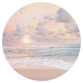 Wall sticker Sunset over beach and sea - Sisi & Seb - Round 
