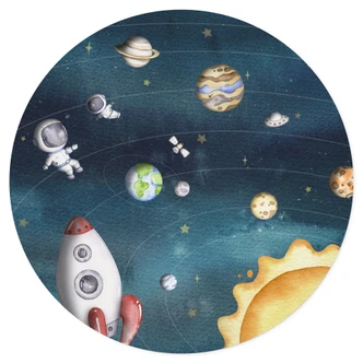 Wall sticker Space adventure with astronauts - Oliver Robins 