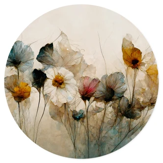 Wall sticker Treechild - Bouquet of Dried Flowers 