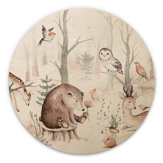 Wood Circle Kvilis - Forest Friends 