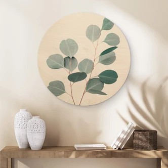 Wall Circle Wood Sisi & Seb - Blue Eucalyptus 
