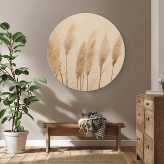 Wall Circle Wood Sisi & Seb - Pampas 