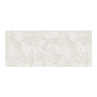 Self-adhesive kitchen splashback Tropical leaves Beige - Bloomery Decor 