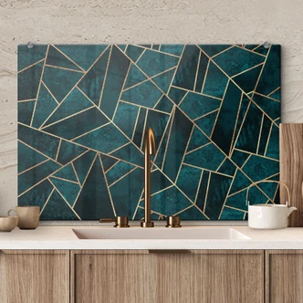 Splashback Fredriksson - Blue Green Emeralds 