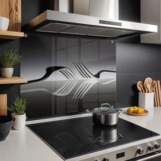 De Kogel - Silverware Reflection - Kitchen Splashback 