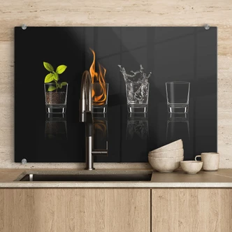 Frutos Vargas - The Four Elements - Kitchen Splashback 