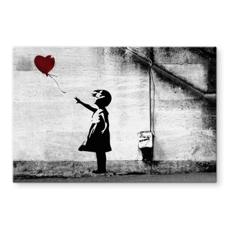 Kitchen Splashback Banksy - Girl with balloon 