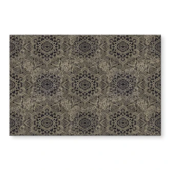 Mandala Boho antique gold Kitchen Splashback - Bloomery Decor 