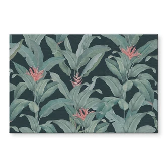 Kitchen Splashback Urban Jungle Tropical Leaves Green - Bloomery Decor 