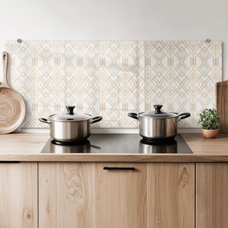 Splashback Fredriksson - Golden Geometry - Panorama 