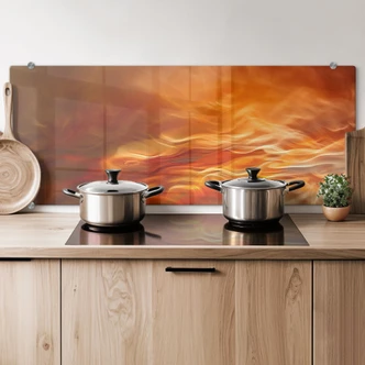 Giudici - Abstract Glass - Kitchen Splashback 