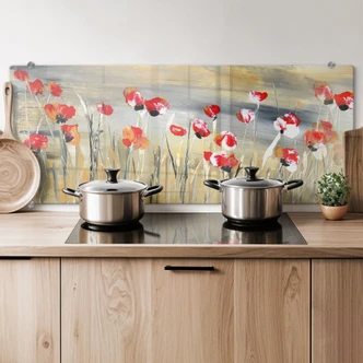 Niksic - Flower Field - Panorama - Kitchen Splashback 