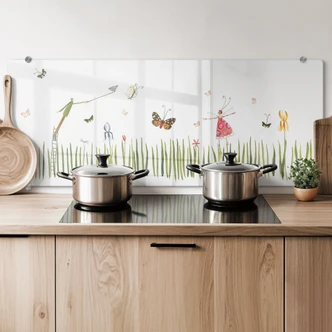 Splashback Leffler – Panoramic butterflies 
