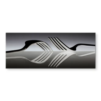 De Kogel - Silverware Reflection - Panorama - Kitchen Splashback 