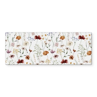 Kitchen Splashback Colourful wildflowers - UN Designs 