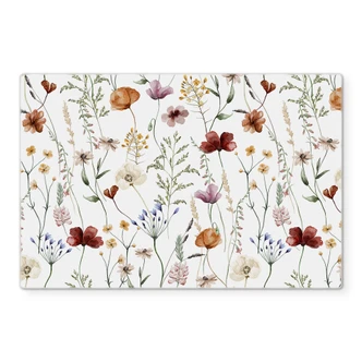 Kitchen Splashback Colourful wildflowers - UN Designs 