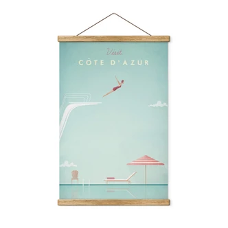 Textile poster Rivers - Côte d'Azur 