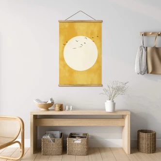 Textile poster Kubistika - Sunshine 