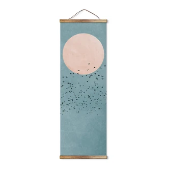 Textile poster Kubistika - Moonlight 