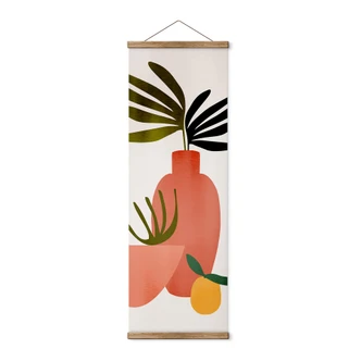 Textile poster Kubistika - Juicy lemon 