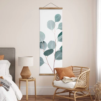 Textile poster Sisi & Seb - Blue eucalyptus 