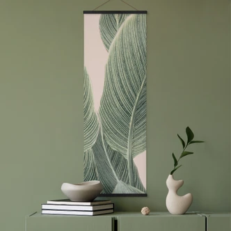 Textile poster Calathea plant - Sisi & Seb - Panorama 