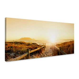 Sunset at the Beach Canvas print 