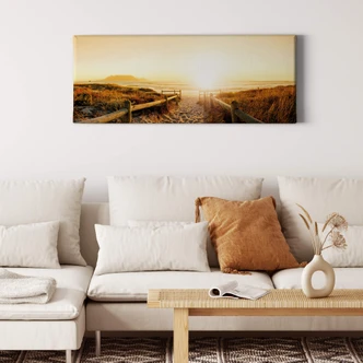 Sunset at the Beach Canvas print 