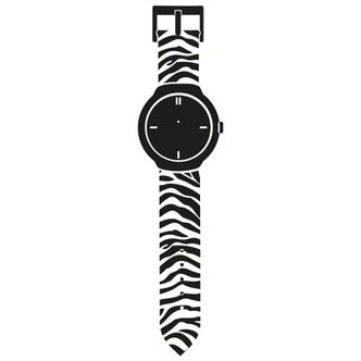 Tiger Watch Wall sticker + Clock 