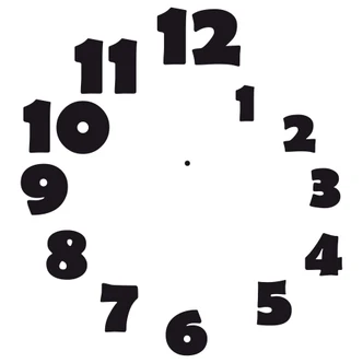 Spiral Wall sticker + Clock 