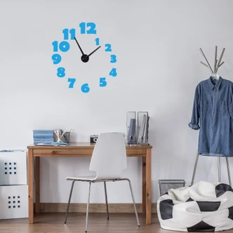 Spiral Wall sticker + Clock 
