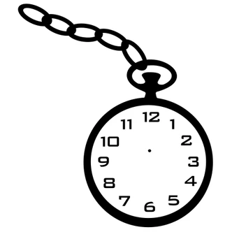 Pocket Watch Wall sticker + Clock 