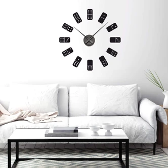 Dominoes Wall sticker + Clock 