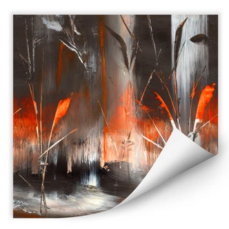 Wall print W - Niksic - Fire and Ash 