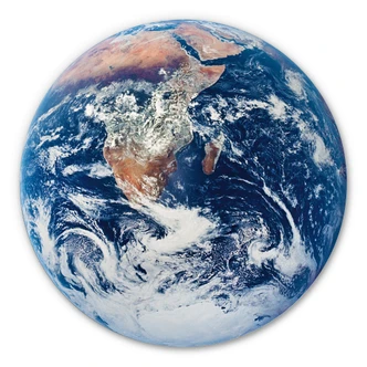 Alu-Dibond Wall Circle Earth 