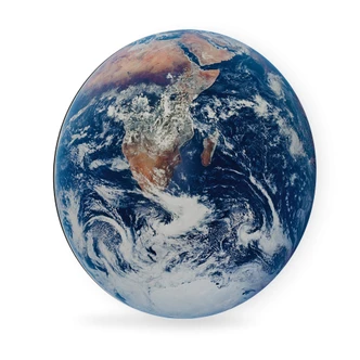 Alu-Dibond Wall Circle Earth 