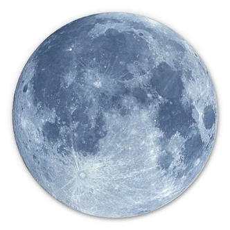 Alu-Dibond Wall Circle Full Moon 